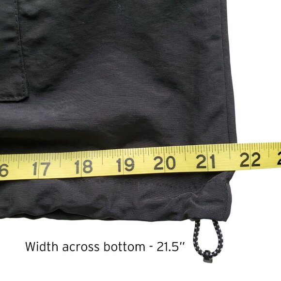 Lands End Boys Girls Half Zip Rain Jacket PouchZip Pocket Outerwear Black Sz 6-8 - Picture 16 of 16